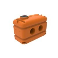 Емкость Е 2500 с 4 патрубками оранжевая