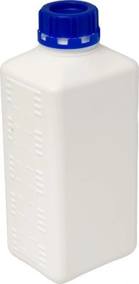 Бутыль пластиковая 1 литр с пробкой (горловина 40 мм), арт. ПБк 1м 40мм, код: 13969