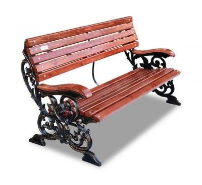 Скамейка чугунная «Флора» 1,5 м