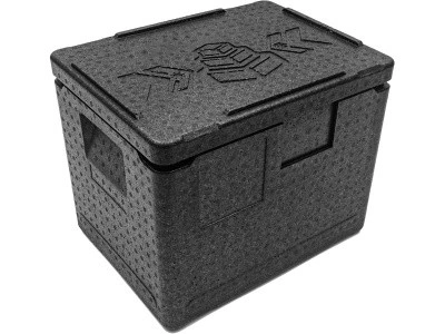 Термоконтейнер 400х300х320 22л. с крышкой, плотность 55, код: 31527