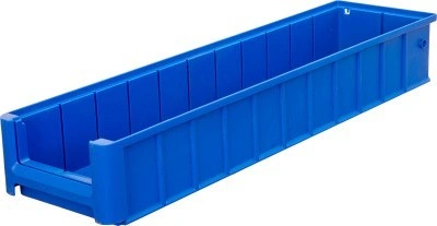 Ящик сплошной 600×156×90 мм, объем 8.42 л., арт.: SK 61509, синий, код: 12383