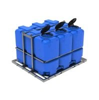 Кассета ST 6000 л (3х2000) с откидной крышкой синяя