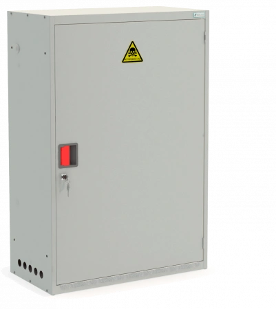 Шкаф для газовых баллонов ШГР 50-2 1100x740x385 мм Светло-серый