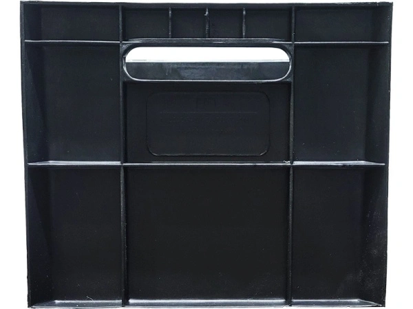 Ящик сплошной 400×300×260 мм, объем 25 л., арт.: 303, чёрный, код: 00408