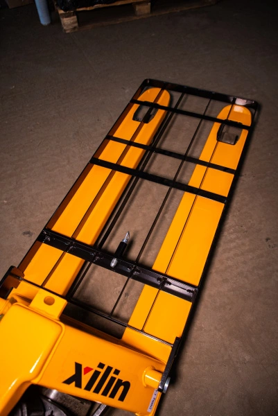 Тележка гидравлическая с решеткой 2500 кг 1150 мм полиуретановые колеса XILIN BFR