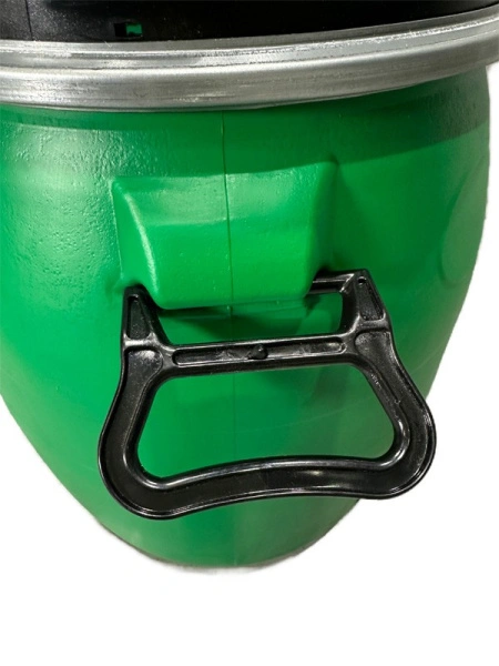 Бочка 48л. круглая, с крышкой и обручем, код: 35695