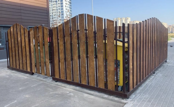 площадка для контейнера деревянная артикул 