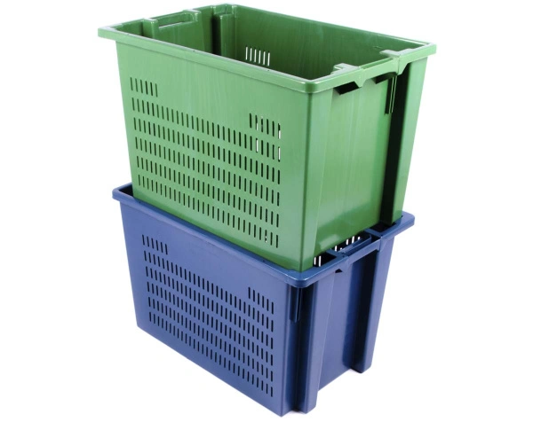 Пластиковый ящик 600х400х400 перфорированный