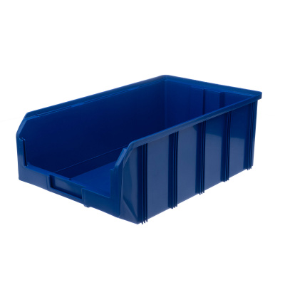 Пластиковый ящик Стелла-техник V-4-синий 502х305х186мм, 20 литров